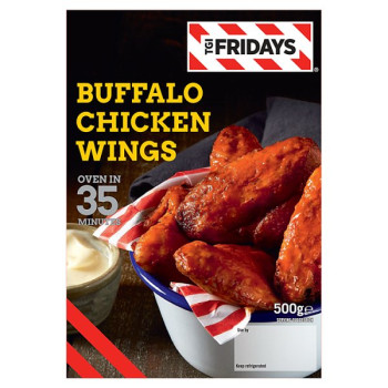 TGI Fridays Buffalo Chicken Wings 500g (1 x 500g) TGI Fridays Buffalo Chicken Wings 500g (1 x 500g)
