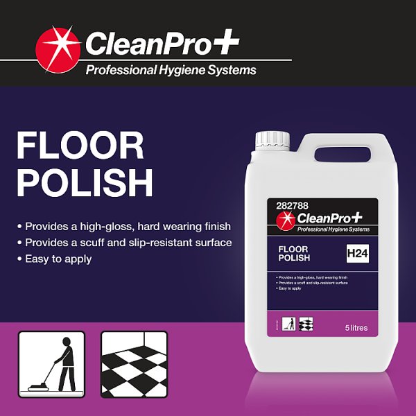 CleanPro+ Floor Polish 5 Litres (2 x 5ltr)