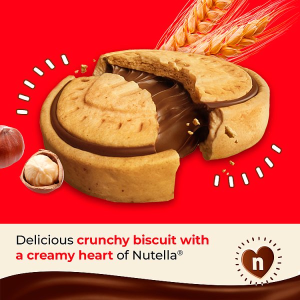 Nutella Hazelnut Chocolate Spread Filled Biscuits Tube 166g (20 x 166g)