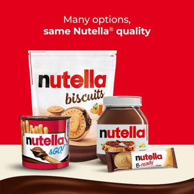Nutella Hazelnut Chocolate Spread Filled Biscuits Tube 166g (20 x 166g)