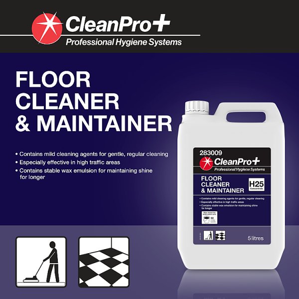 CleanPro+ Floor Cleaner & Maintainer 5 Litres (2 x 5ltr)
