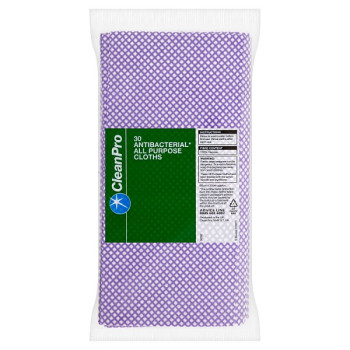 CleanPro 30 Antibacterial All Purpose Cloths 60cm x 30cm (27 x 30pk)