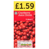Euro Shopper Cranberry Juice Drink 1 Litre (12 x 1ltr)