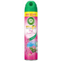 Air Wick Pink Sweet Pea Aerosol 300ml Neutralises odours (6 x 300ml)