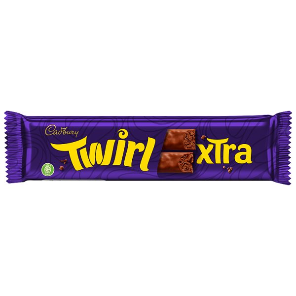 Cadbury Twirl Xtra Duo Chocolate Bar 54 g (36 x 54g) Cadbury Twirl Xtra Duo Chocolate Bar 54 g (36 x 54g)