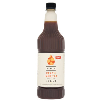 Simply Sugar Free Peach Iced Tea Flavour Syrup 1ltr (6 x 1ltr)