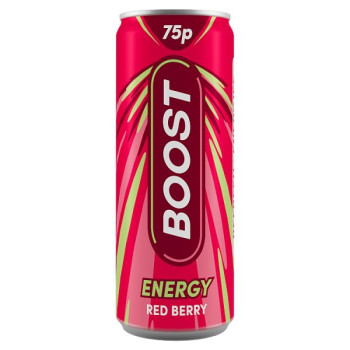 Boost Energy Red Berry 250ml (24 x 250ml)
