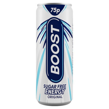 Boost Sugar Free Energy Original 250ml (24 x 250ml) Boost Sugar Free Energy Original 250ml (24 x 250ml)