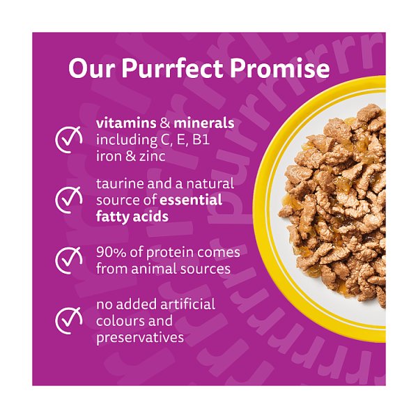 WHISKAS 1+ POULTRY Feasts Wet Cat Food Pouches in Jelly 12 x 85g (4 x 12x85g)