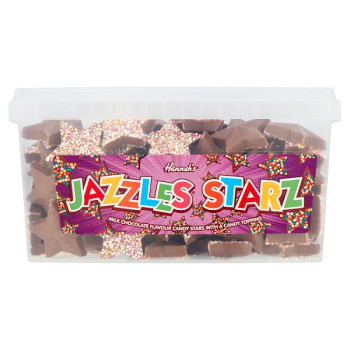 Hannah's Jazzles Starz Choc 700g (1 x 120pk) Hannah's Jazzles Starz Choc 700g (1 x 120pk)