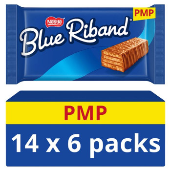 Blue Riband Wafer Biscuit Bar 6 Pack Multipack 108g (14 x 6x18g)