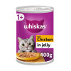Whiskas Adult Wet Cat Food Chicken in Jelly Tin 400g (12 x 400g)