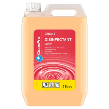 CleanPro Disinfectant Lemon 5 Litres (2 x 5ltr)