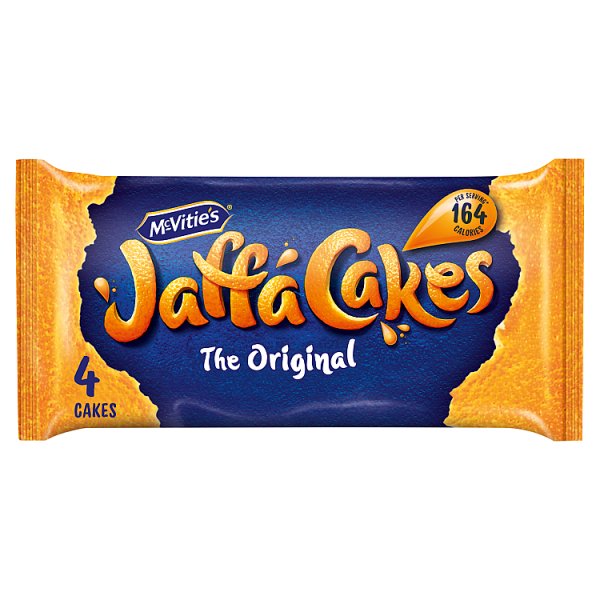 McVitie's The Original Jaffa Cakes Snack Pack 4 Biscuits x 20 Packs CDU (20 x 44g)