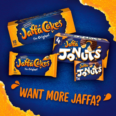 McVitie's The Original Jaffa Cakes Snack Pack 4 Biscuits x 20 Packs CDU (20 x 44g)