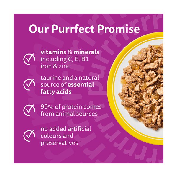 WHISKAS Senior 7+ POULTRY Feasts Wet Cat Food Pouches in Jelly 12 x 85g (4 x 12x85g)