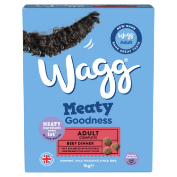 Wagg Meaty Goodness Adult Complete Beef Dinner 1kg (5 x 1kg) Wagg Meaty Goodness Adult Complete Beef Dinner 1kg (5 x 1kg)