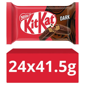 KitKat 4 Finger Dark Chocolate Bar 41.5g (24 x 41.5g)