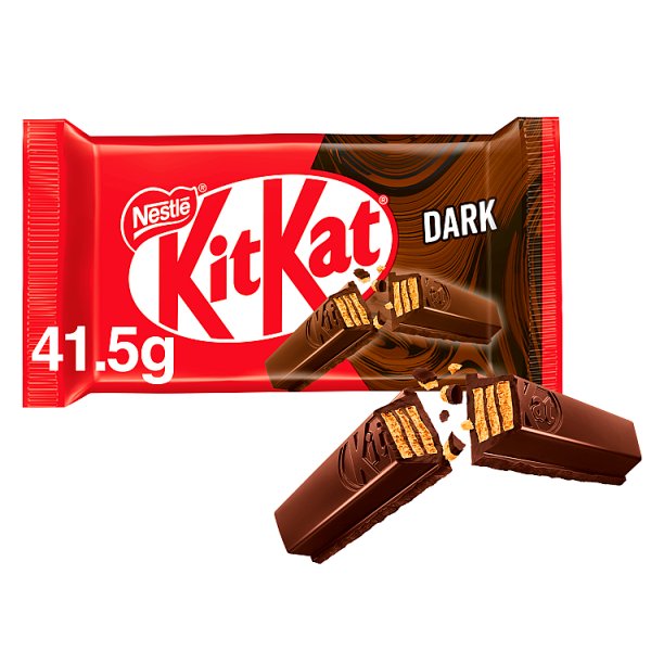 KitKat 4 Finger Dark Chocolate Bar 41.5g (24 x 41.5g) KitKat 4 Finger Dark Chocolate Bar 41.5g (24 x 41.5g)
