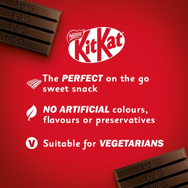 KitKat 4 Finger Dark Chocolate Bar 41.5g (24 x 41.5g) KitKat 4 Finger Dark Chocolate Bar 41.5g (24 x 41.5g)