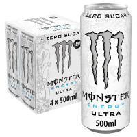 Monster Energy Drink Ultra Zero Sugar 4 x 500ml (6 x 4x500ml)