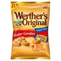 Werther's Original Sugar Free Butter Candies 65g (12 x 65g)