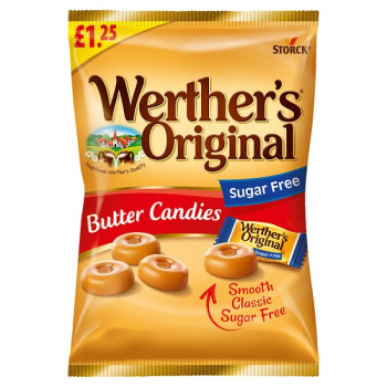 Werther's Original Sugar Free Butter Candies 65g (12 x 65g)
