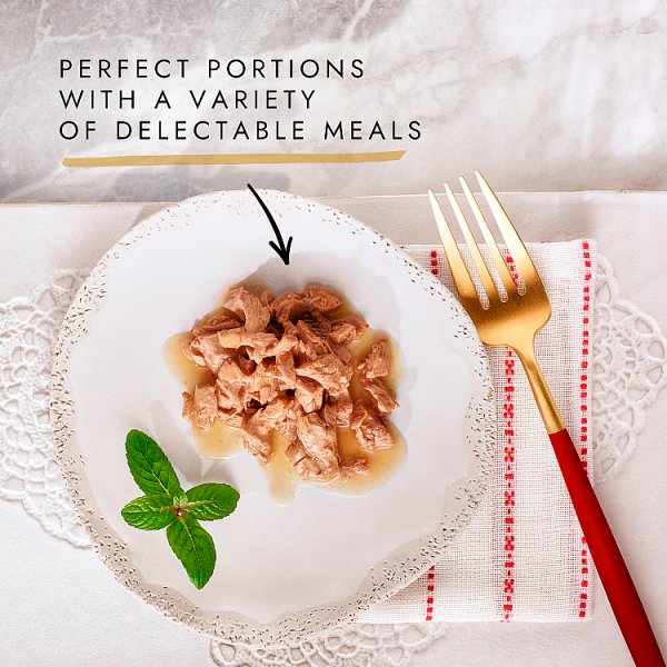 GOURMET Mon Petit Meaty Variety Duck, Chicken, Turkey Wet Cat Food 6x50g PMP (8 x 6x50g)