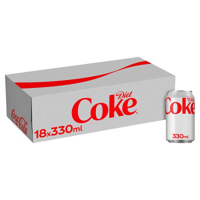 Diet Coke 18 x 330ml (1 x 18x330m)
