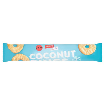 Jack's Coconut Rings 300g (12 x 300g) Jack's Coconut Rings 300g (12 x 300g)