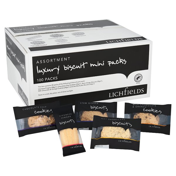 Lichfields Luxury Biscuit Mini Packs (1 x 100x2s)