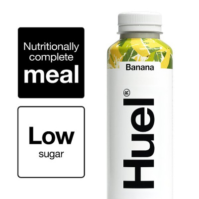 Huel Banana Flavour Ready-to-Drink Complete Meal 500ml (8 x 500ml)