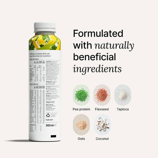 Huel Banana Flavour Ready-to-Drink Complete Meal 500ml (8 x 500ml)