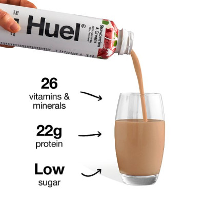 Huel Strawberries & Cream 500ml (8 x 500ml) Huel Strawberries & Cream 500ml (8 x 500ml)
