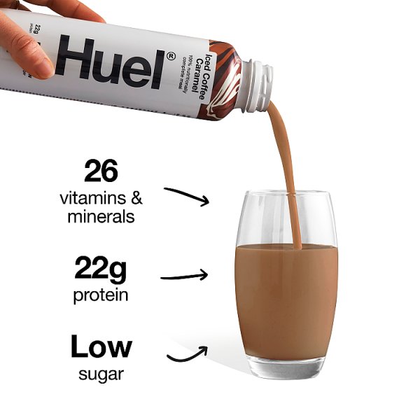 Huel Iced Coffee Caramel 500ml (8 x 500ml) Huel Iced Coffee Caramel 500ml (8 x 500ml)