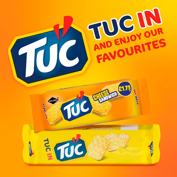 Jacob's TUC Original Snack Crackers 150g (12 x 150g) Jacob's TUC Original Snack Crackers 150g (12 x 150g)