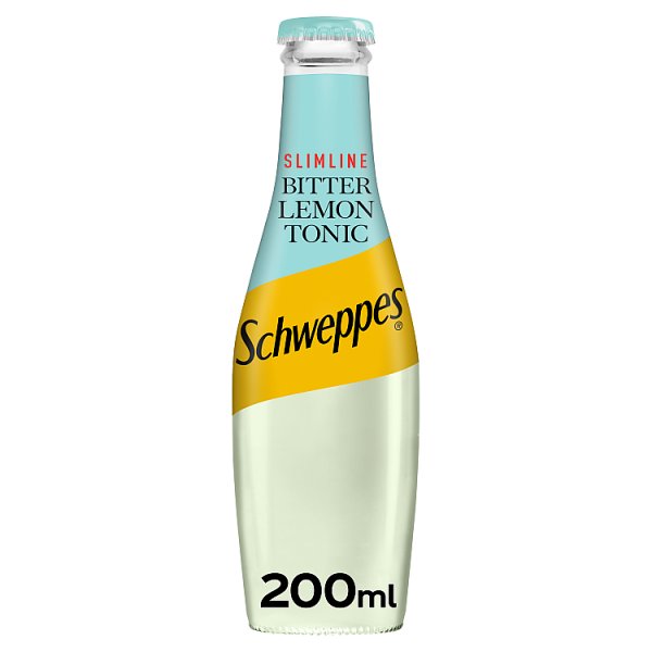 Schweppes Slimline Bitter Lemon 200ml (24 x 200ml)
