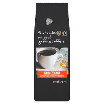 Lichfields Fairtrade Original Ground Coffee 1kg (8 x 1kg)