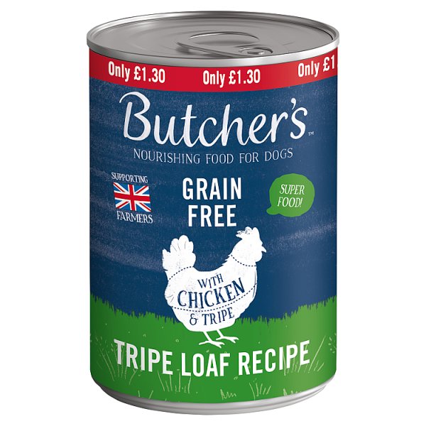 Butcher's Nourishing Food for Dogs with Chicken & Tripe 400g (12 x 400g)