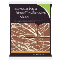 Lichfields Caramelised Biscuit Millionaire Slices 540g (4 x 9x65g)