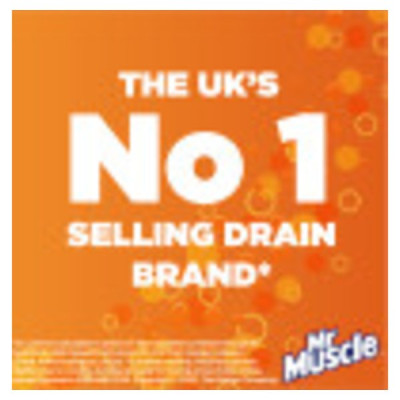 Mr Muscle Drain Gel Plughole Unblocker 500ml PMP (6 x 500ml)