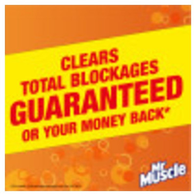 Mr Muscle Drain Gel Plughole Unblocker 500ml PMP (6 x 500ml)