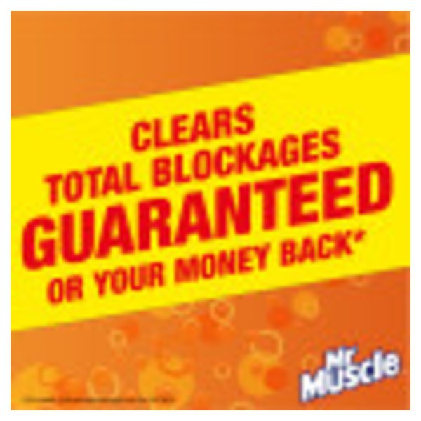Mr Muscle Drain Gel Plughole Unblocker 500ml PMP (6 x 500ml)