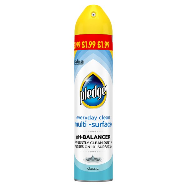 Pledge Multi-Surface Aerosol, 250ml (6 x 250ml)