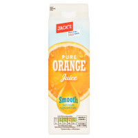 Jack's Pure Orange Juice Smooth not from Concentrate 1 Litre (6 x 1ltr)
