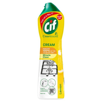 Cif Cream Cleaner Lemon 500 ml  (8 x 500ml)