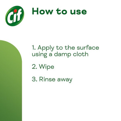 Cif Cream Cleaner Lemon 500 ml (8 x 500ml) Cif Cream Cleaner Lemon 500 ml (8 x 500ml)