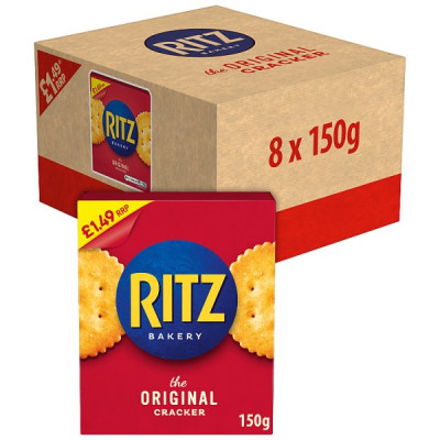 Ritz The Original Baked Cracker Box 150g (8 x 150g)