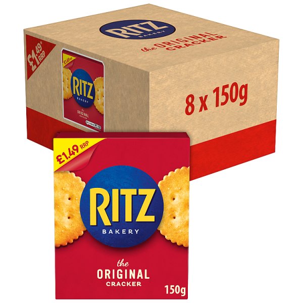 Ritz The Original Baked Cracker Box 150g (8 x 150g)