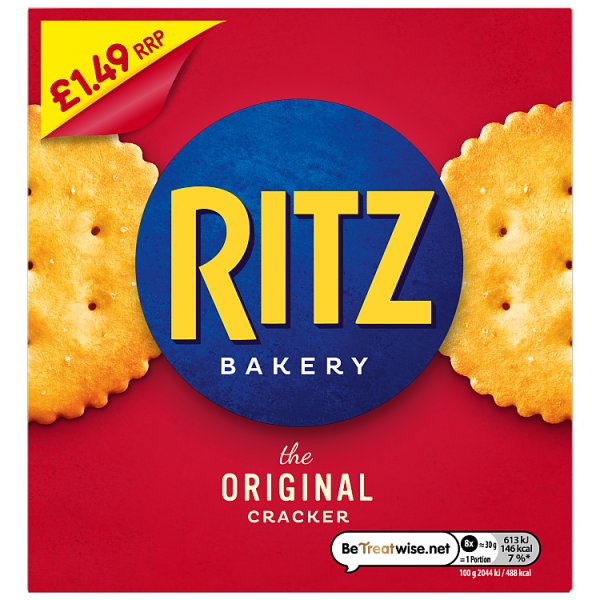Ritz The Original Baked Cracker Box 150g (8 x 150g)